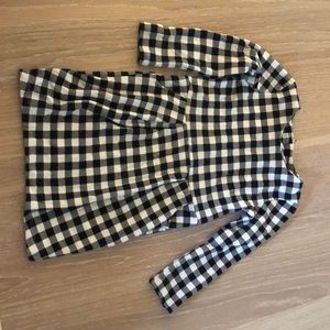 H&M buffalo plaid dress